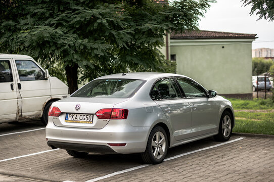 Parked Volkswagen Jetta