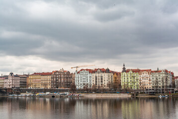 Fototapeta premium Vltava river in Prague