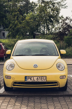Parked Volkswagen Beetle