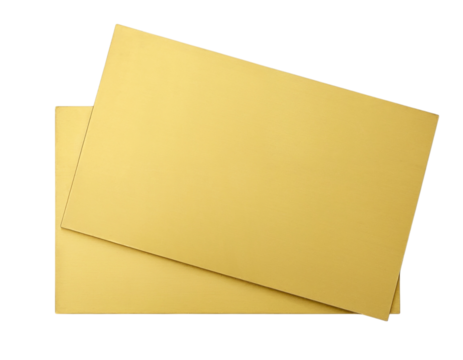 yellow envelope isolated on white