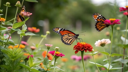 **"Butterfly Ballet: A Symphony of Nature"** 🦋🌸