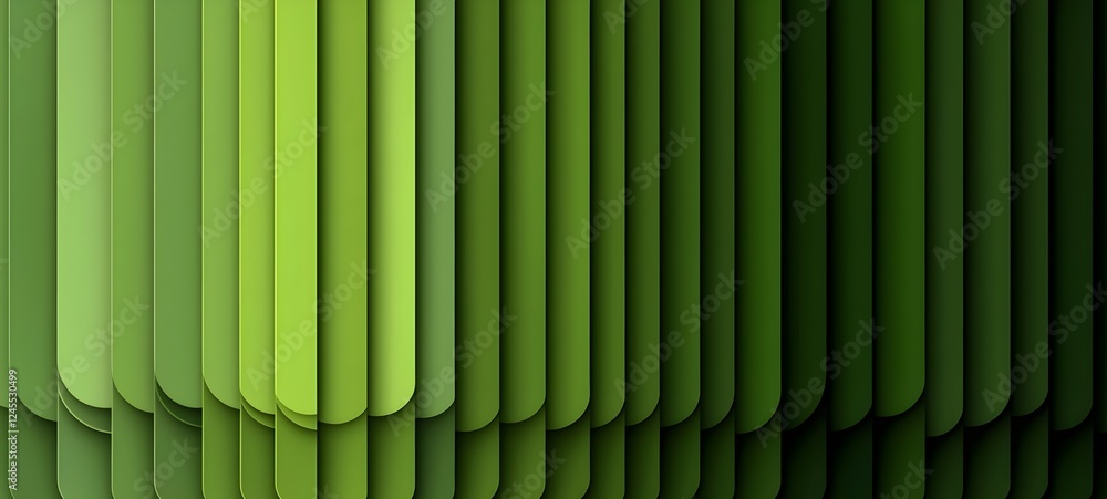 Poster a vibrant abstract pattern featuring various shades of green, creating a modern and calming visual e