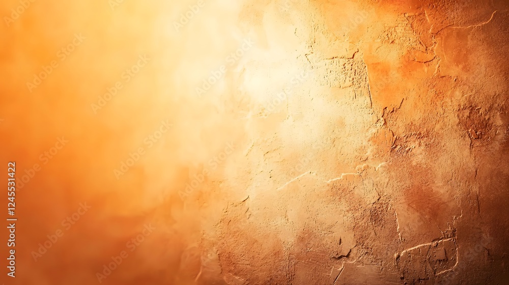 Poster vibrant orange abstract textured background with gradient patterns and dynamic geometric shapes this