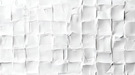 Fototapeta premium white Abstract square isolated on white background