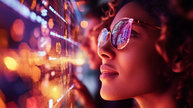 High-Tech Vibrancy Young Diverse Professionals Celebrating National Countdown Day in Dynamic Office Spaces - Innovative Team Building and Digital Networking for Modern Business Success