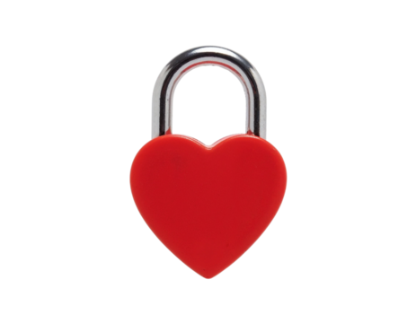 heart shaped padlock