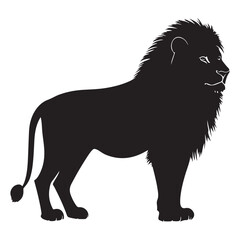 Lion Outline Vector – Premium Digital Artwork for Prints