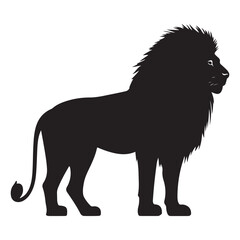 Wildlife Art: Bold & Striking Lion Vector for Designers