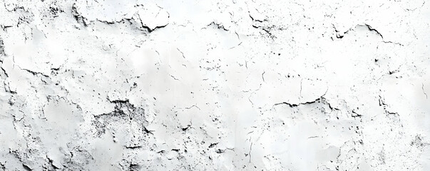 White Cracked Plaster Texture Background