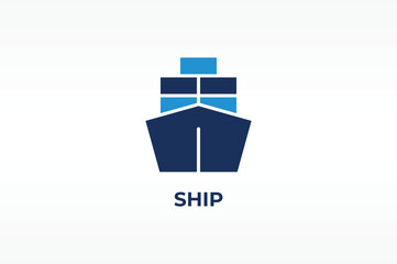SHIP vector, icon or logo sign isolated symbol illustration
