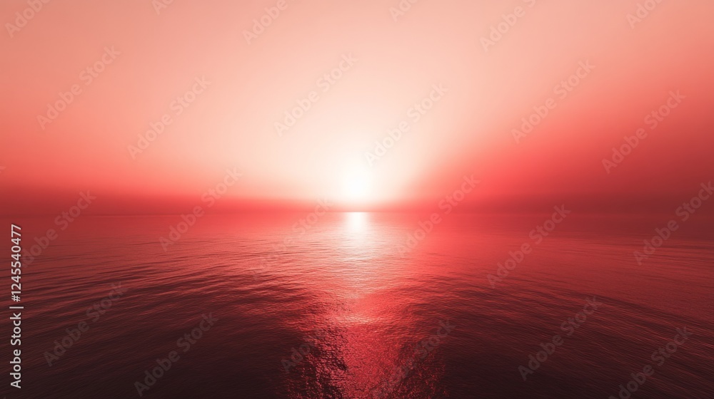 Poster subtle red gradient abstract background with soft waves