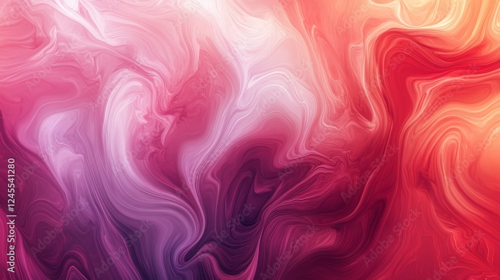 Aufkleber vibrant red abstract gradient background with smooth textures