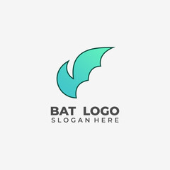 Futuristic Bat Wing Icon Design With Memorable Design