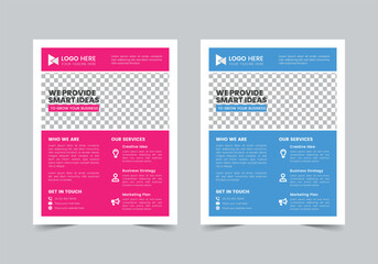 Professional Business Flyer Template , CMYK , Print Ready , Marketing Agency Social Media Post Template, Facebook Post, ,LinkedIn Post