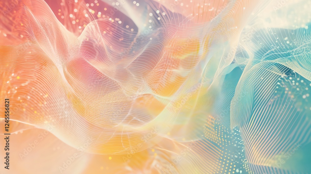Poster abstract colorful texture with light effects.