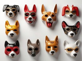 Generated image  , collection of dogs
