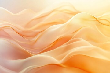 Fototapeta premium Abstract Orange Waves Soft Fabric Texture
