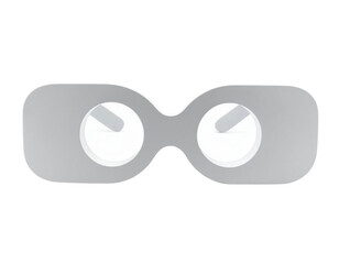 Fototapeta premium glasses isolated on white background