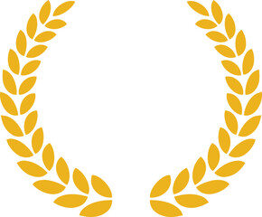 golden laurel wreath