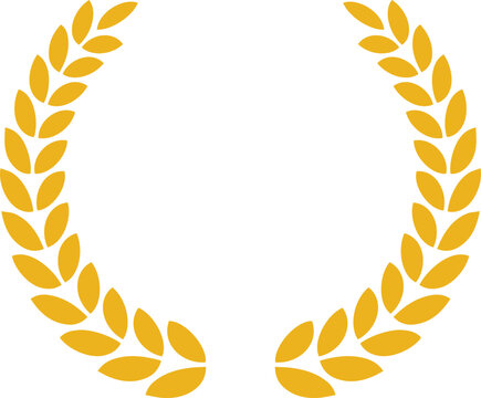 golden laurel wreath