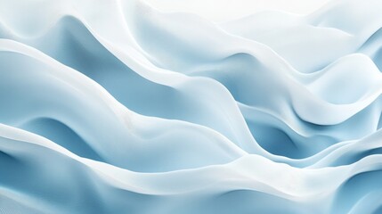 Obraz premium minimalist water ripples, seamless wave gradient, soft blue palette, flowing abstract pattern, clean geometric design, peaceful oceanic curves, modern vector artwork, serene composition