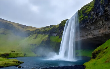 Fototapeta premium waterfall in iceland