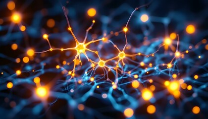 Obraz premium Stunning Neural Network Visualization Abstract Art