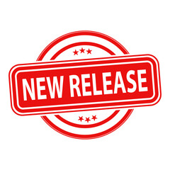 new release stamp icon vector design templates