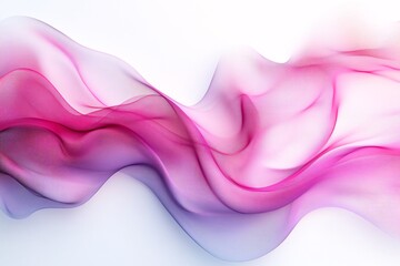 Fototapeta premium Abstract Pink and Purple Wave Flowing Design