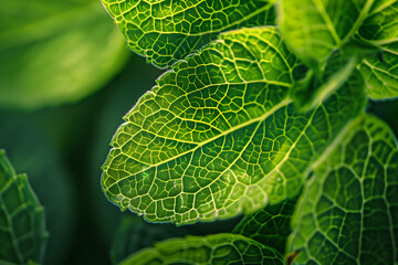 Macro Photography of a Lush Green Leaf - A Botanist's Guide
