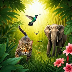 Obraz premium tiger in the jungle