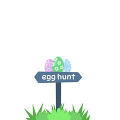 eatser egg hunt sign