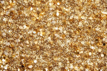 Elegant golden glitter elements for events, celebrations, or luxury branding, featuring dazzling textures and sparkling confetti to elevate visual appeal and engagement