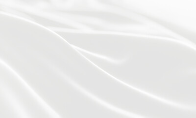 White blurred wavy cloth  background