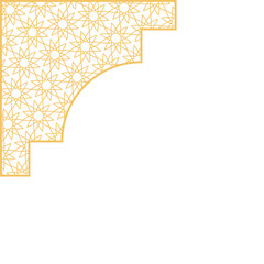 islamic corner pattern