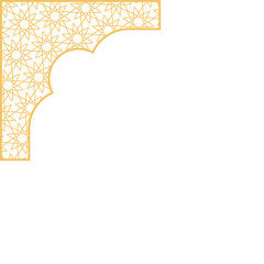 islamic corner pattern