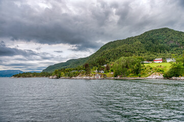 Lavik is a village in Høyanger Municipality in Vestland county, Norway. The village is located on the northern shore of the Sognefjorden,