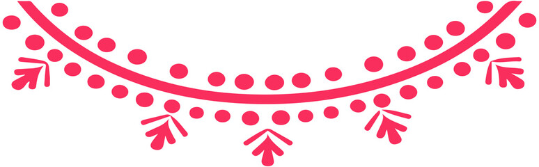 Lace divider decoration
