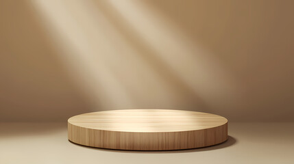 Minimalist Wooden Display Platform