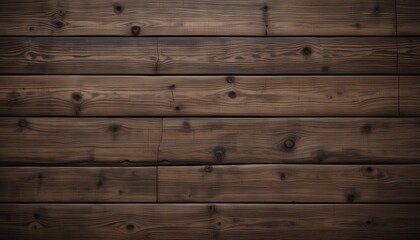 Naklejka premium Dark Brown Wooden Planks Background Texture, High-Resolution Image for Design Projects