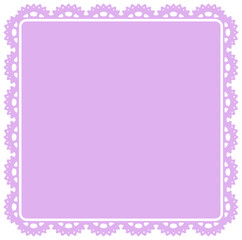 Elegant Square Lace Paper