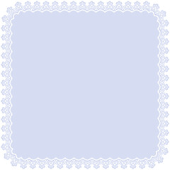 Elegant Square Lace Frame