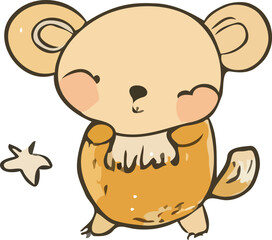 vector illustration of an animal