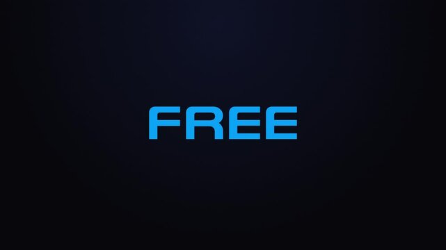 Glowing explosion FREE text reveal blue and pink