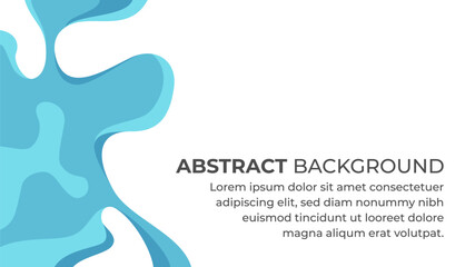 Dynamic cyan abstract background with flowing contours and layered elements, delivering a bold and refreshing visual experience.