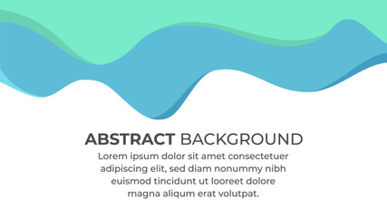 Dynamic cyan abstract background with flowing contours and layered elements, delivering a bold and refreshing visual experience.