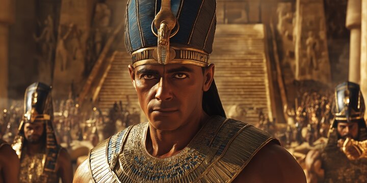  Pharaoh, the Ruler of Egypt Who Enslaved the Israelites and Defied God's Commands, Resulting in the Ten Plagues