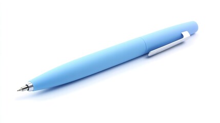 Stylish Pen Isolated on White Background. Perfect for Stationery and Design Elements