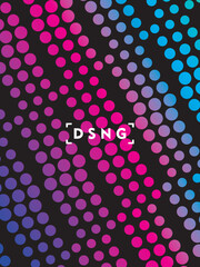 Halftone colorful pattern gradient texture background. Great vector illustration for sports, games, digital, technology, celebrations, etc.