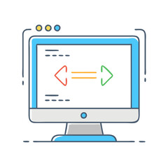 coding terminal  icon, coding terminal  vector illustration-simple illustration of coding terminal , perfect for coding terminal  logos and icons